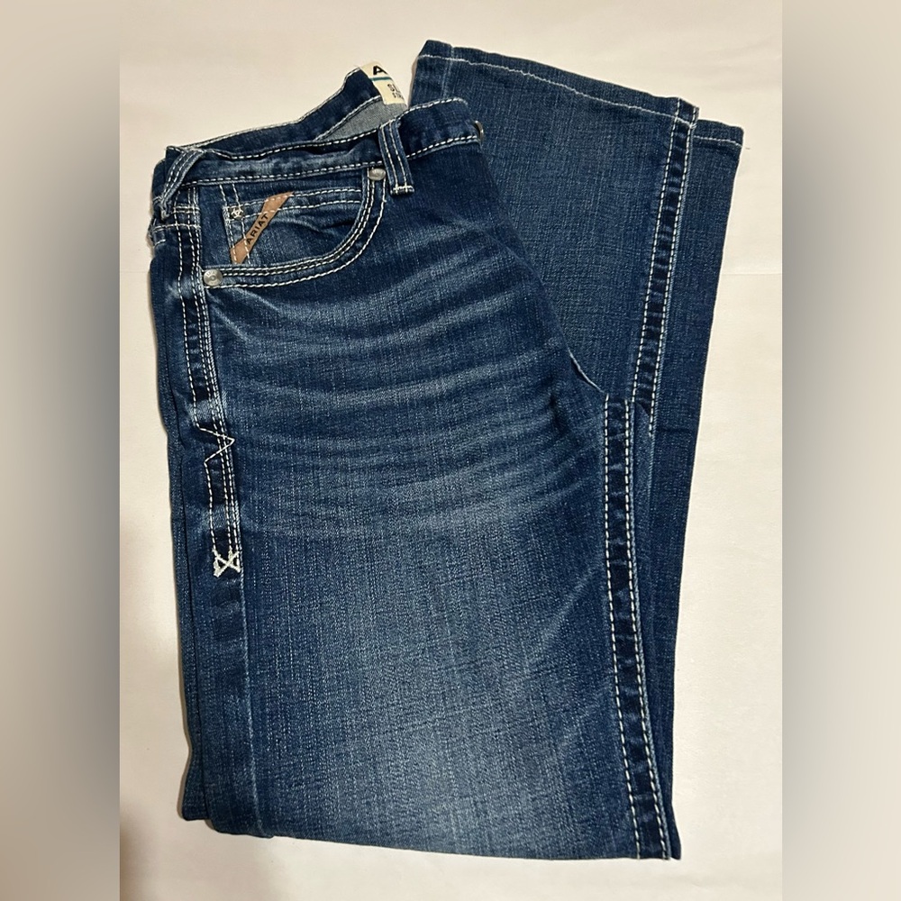 Ariat Mens M7 Rocker Stretch Coltrane Stackable Straight Leg Jeans